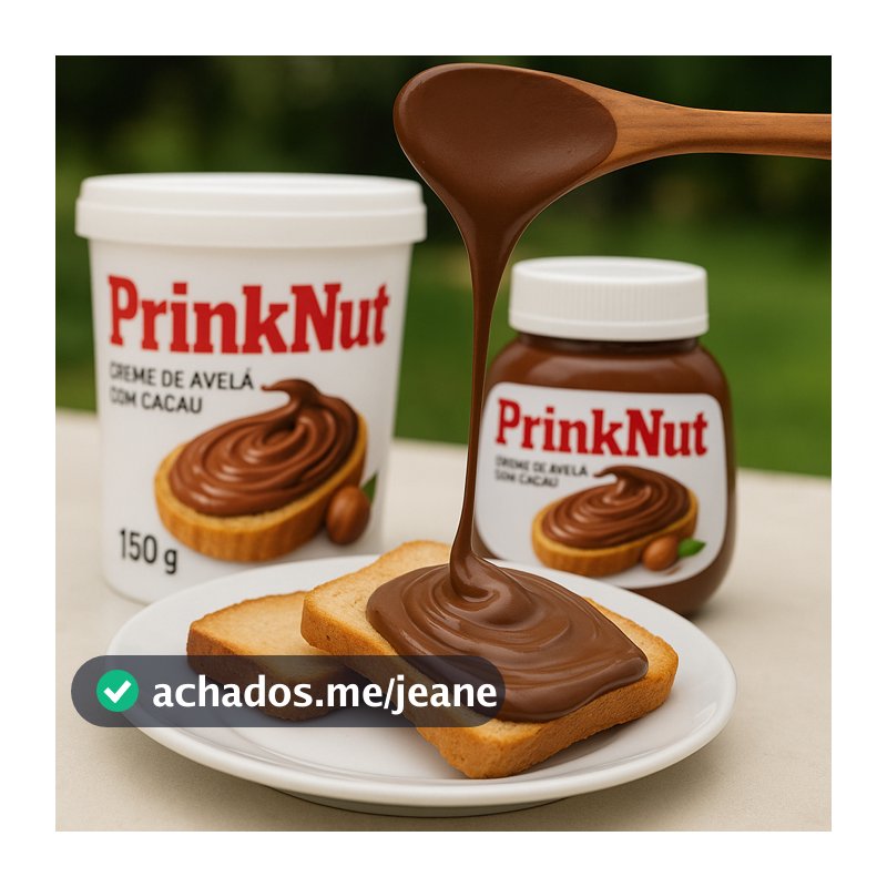 Potes de 350G/1Kg/2Kg de Creme de Avelã Prinknut Similar