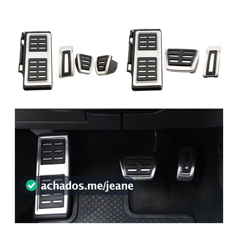 Pedais Do Carro Pedal De Embreagem De Freio De Combustível Tampa Para Volkswagen VW Passat B8 Golf 7 Tiguan 2017-2021 Seat Leon 5F MK3