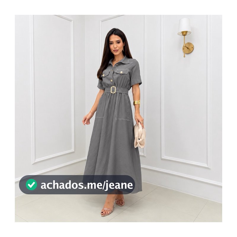 Vestido Chamise Feminino Sensorial Premium Sofiaticado Mídi Elegante Luxo Conforto