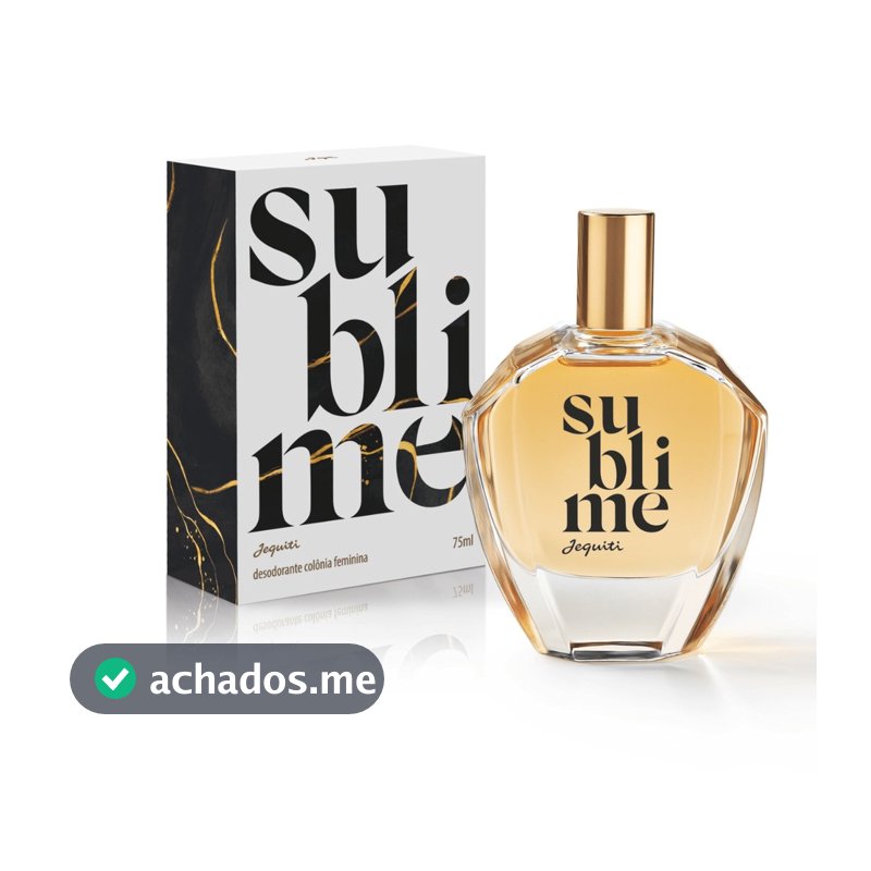 Desodorante Colônia Feminina Sublime 75 ml - Jequiti
