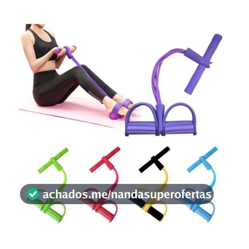 Elástico Extensor de Exercícios Pull Reducer Multi Função Academia Em Casa Uso Profissional