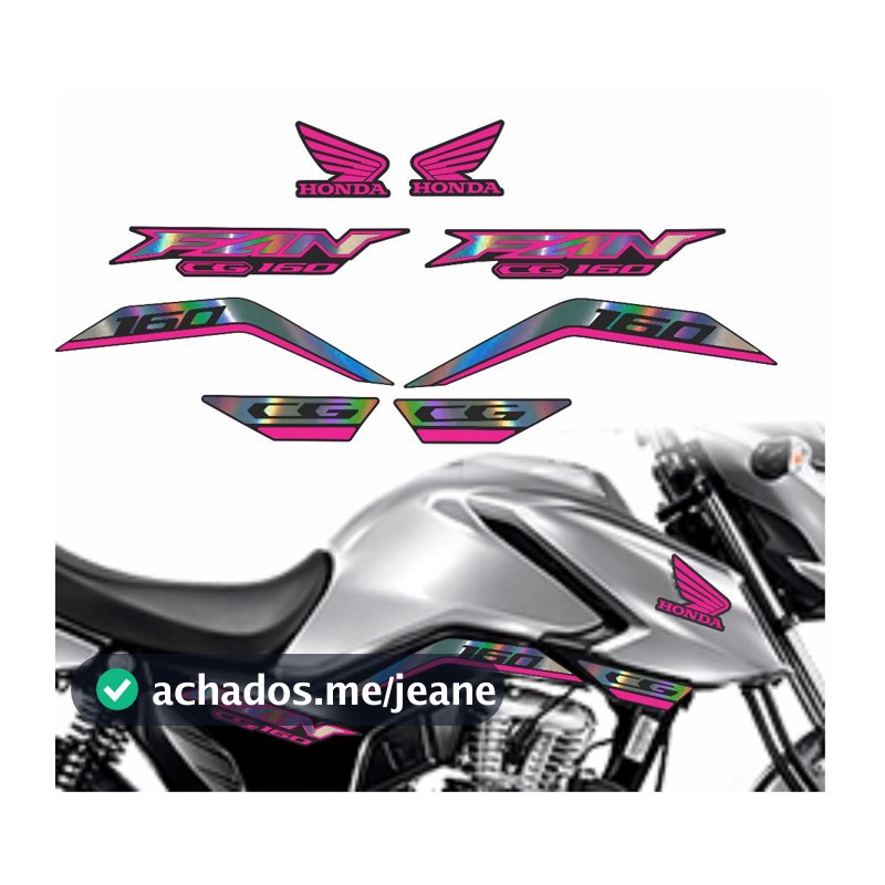 Kit Adesivo Holográfico Fan 160