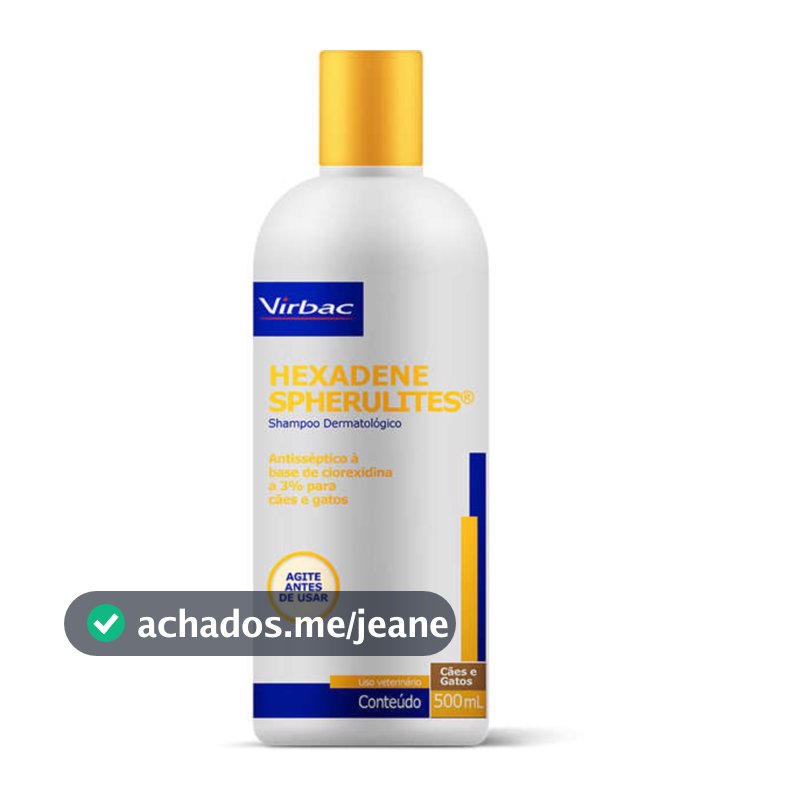 Shampoo Dermatológico Hexadene Spherulites Virbac 500ml