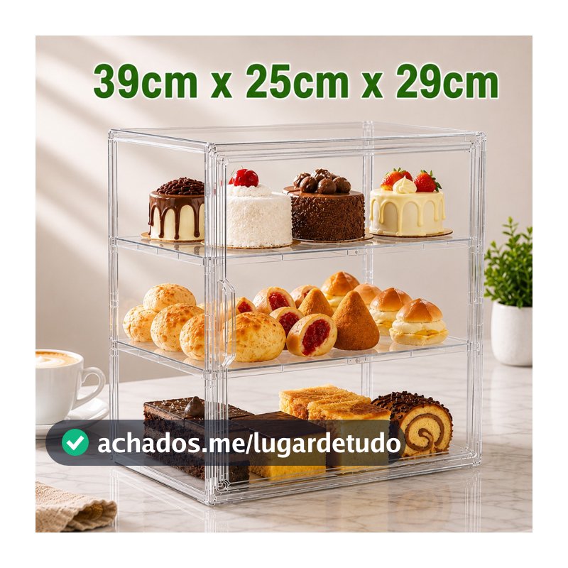 Hot Caixa de Exibicao Acrllico Grande Capacidade Transparente Com Suporte Ajustavel Para Torradas Coleges Bonecos