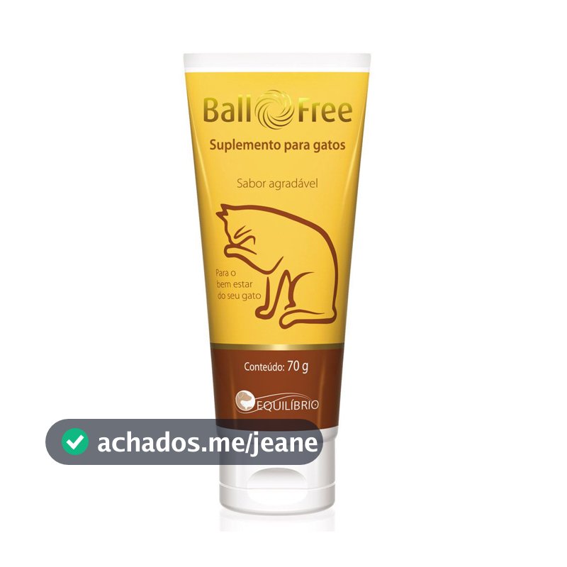 Ball Free 70g - Suplemento P/ Gatos