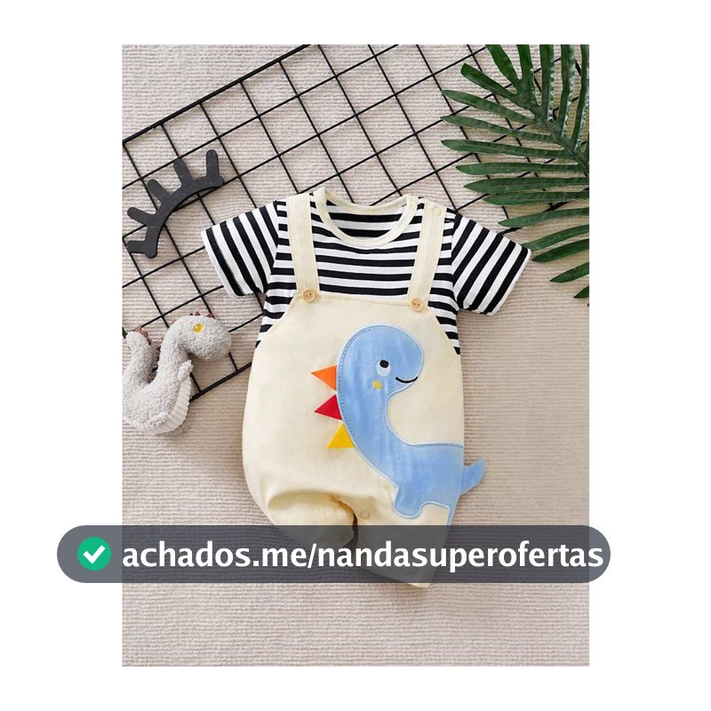 macacão bebê Dino Pedro