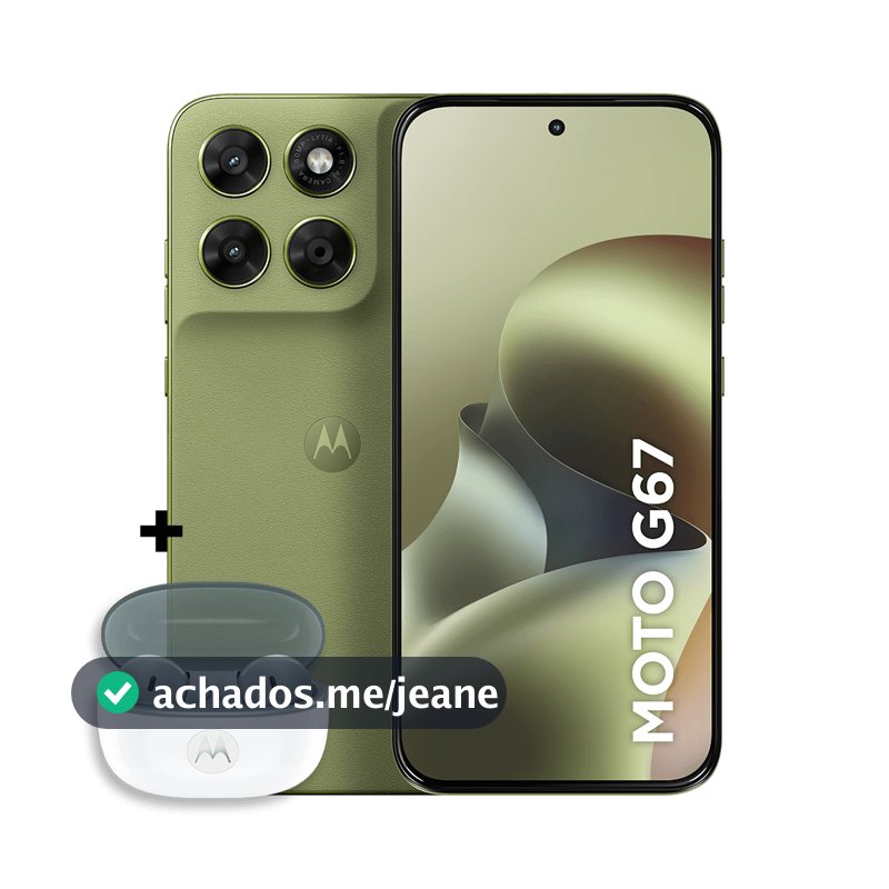 Kit Smartphone Motorola Moto g67 5G 256GB + Moto Buds 2
