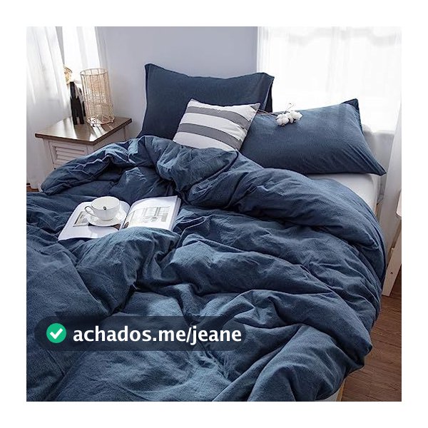Capa Edredom Duvet Queen Lisa com Ziper 400 Fios Confort Promoção