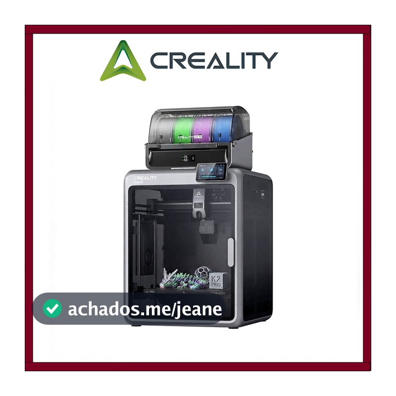 Creality K2 Pro Combo impressora 3d profissional CFS Sistema Oficial ≤600 mm/s ｜127-220V