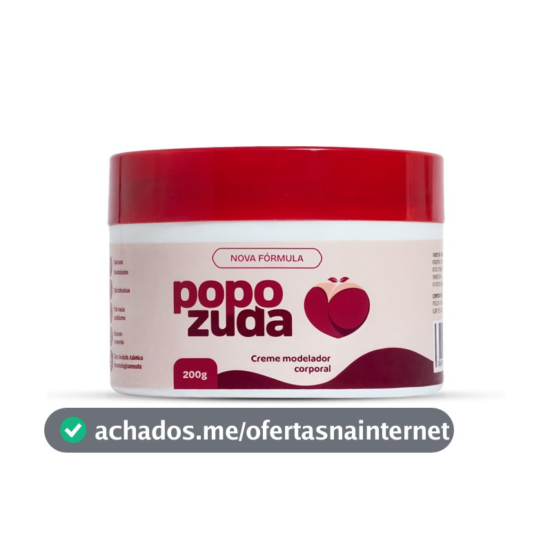 Popozuda Creme Corporal Termoativo para Estrias e Celulite 200g | Efeito Aquecimento