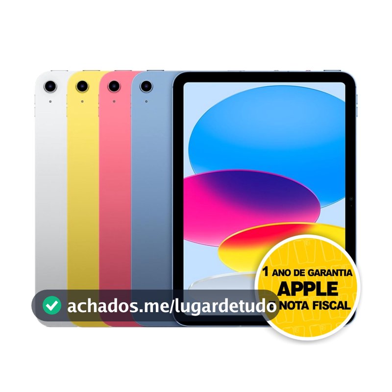 iPad 11 Geração A16  128GB 11" 12MP 12MP 1 ANO DE GARANTIA