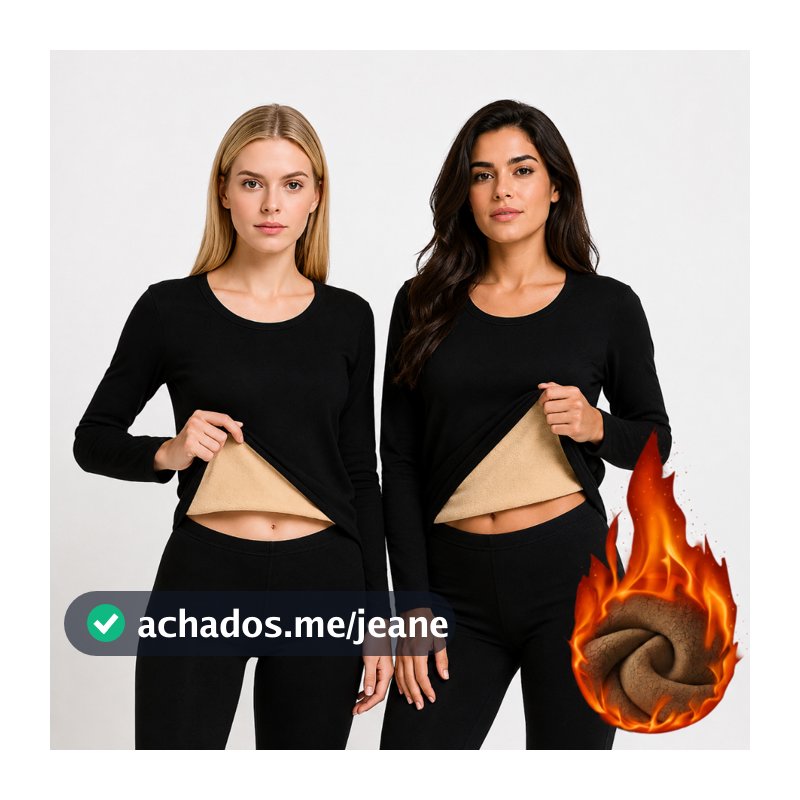 Blusa Térmica Flanelada Peluciada Segunda Pele Grossa Para Frio Inverno Treino Academia Corrida Laer
