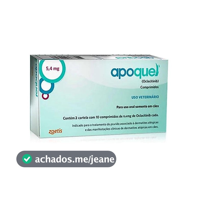 Apoquel 5,4mg Cães - Zoetis