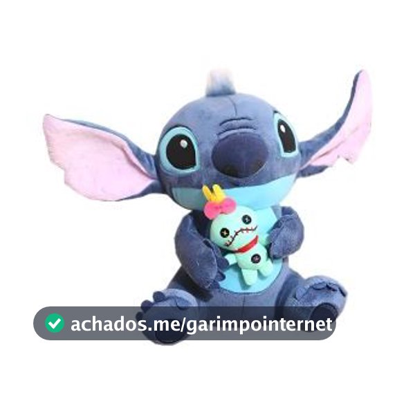 Pelúcia Stitch Com Boneca Xepa Scrump -35cm pelúcia premium