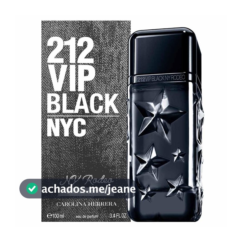 212 Vip Men Black NY Rodeo Masculino Eau de Parfum 100ml