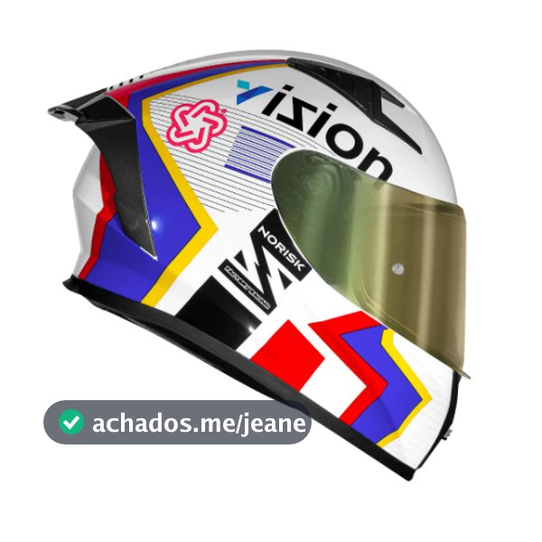CAPACETE NORISK FLOW VIZION BRANCO