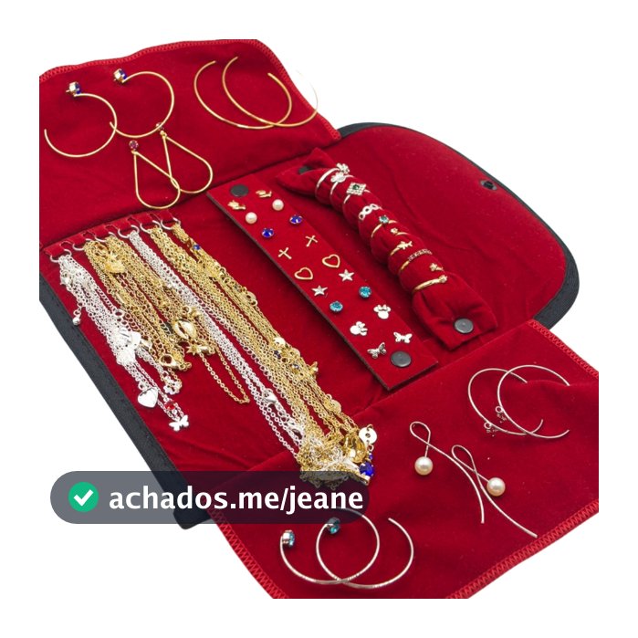 Kit Semi joias Folheadas Ouro 18k Prata 925 100% Garantia P/ Revender Atacado Semijoia Folheada