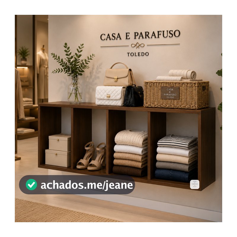 Closet Nicho de Parede grande e Espaçoso 70