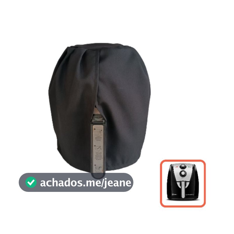 Capa para Air Fryer Fritadeira elétrica 5,5L Cores lisas