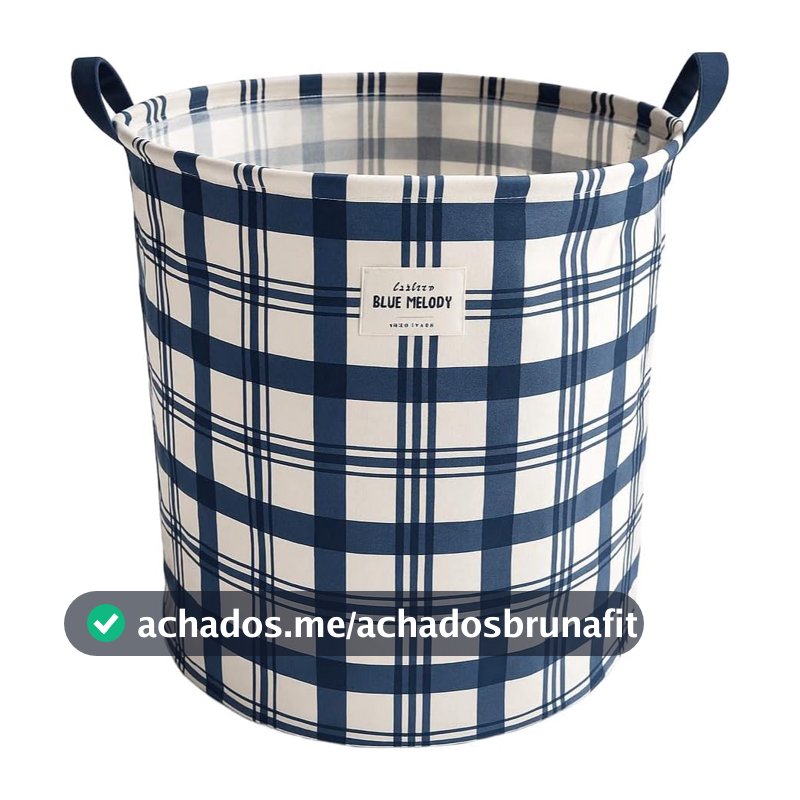Cesto Organizador Roupa Suja Dobrável Multiuso 25l Grécia