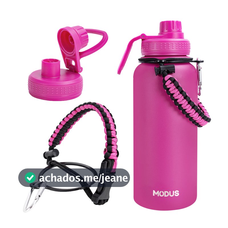 𝐌𝐎𝐃𝐔𝐒 Garrafa Térmica 1000ml garrafa espacial Quente & Frio Com Isolamento Térmico De Grande Capacidade