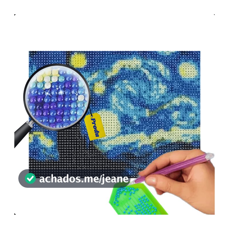 Kit Pintura De Diamante 5d Diamond Painting Diy No Brasil