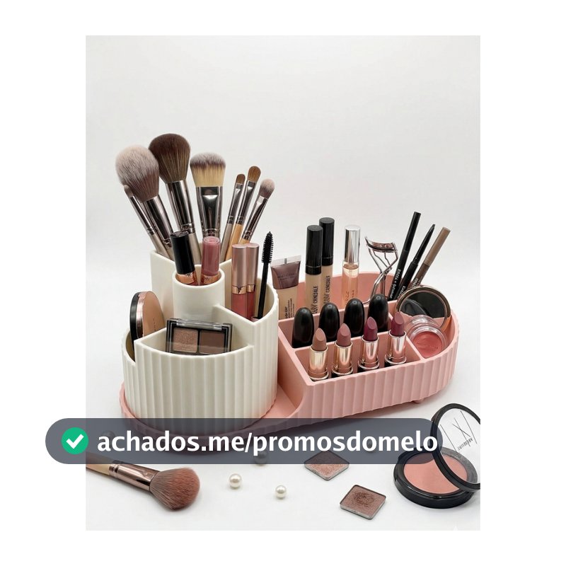 Organizador Maquiagem Giratório Premium Penteadeira Luxo