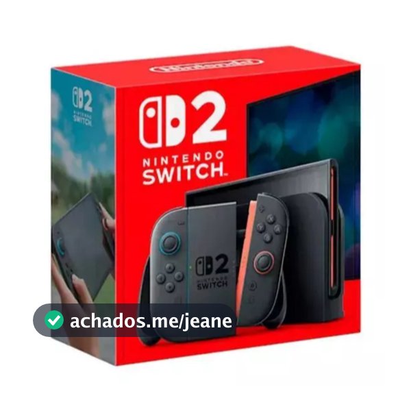 Console Nintendo Switch 2 - 256gb Lcd Gray Novo Lacrado Acompanha adaptador de tomada