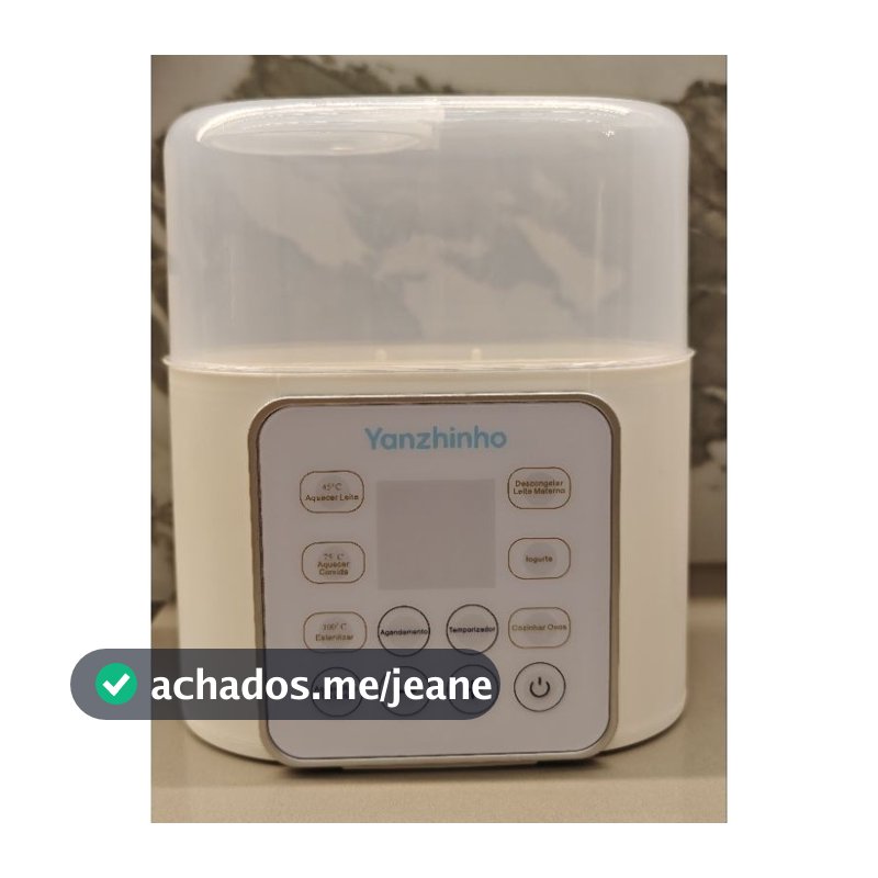 Aquecedor Esterilizador De Mamadeira Leite Inteligente Display Touch 7 Funções 110v ou 220v- yuu festas