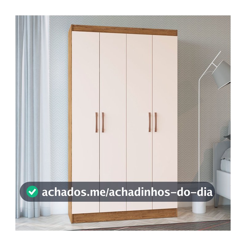 Armário Multiuso Dueto 4 Portas 8 Prateleiras 5000