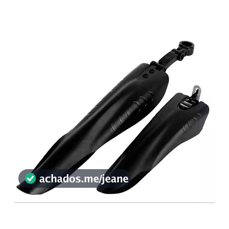 Par Paralamas de Bicicleta Em Nylon Down Hill Cross P/ Aro 20/24/ 26 e 29 Bike Mtb