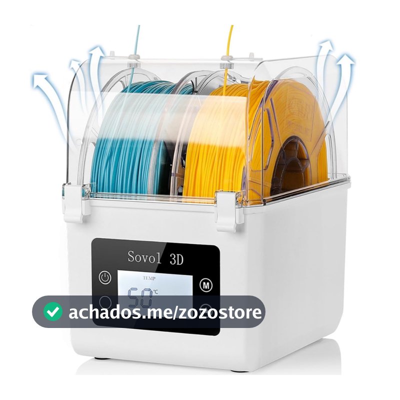 Secador De Filamento Sovol SH01 Bivolt Com Display Touch Impressora 3D Envio Local