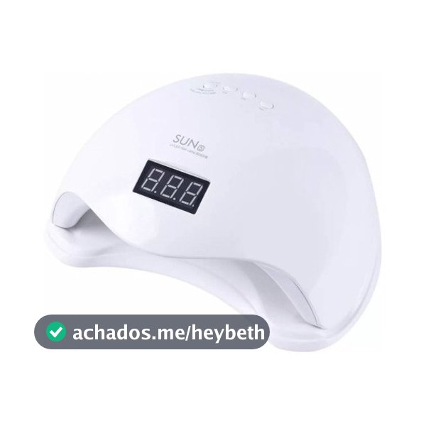 Cabine Led/uv Sun 5 Digital 48w Bivolt Sun Unhas Gel Acrígel