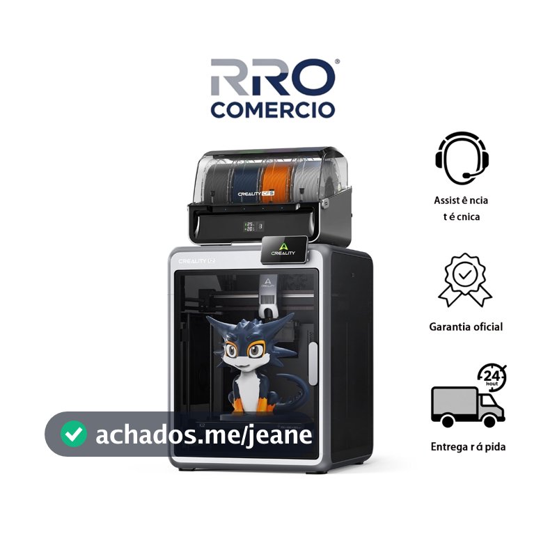 Creality K2 Combo impressora 3d profissional com CFS Oficial 127-220V