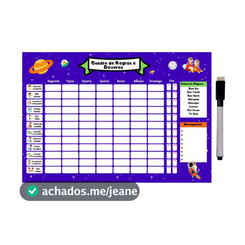 Quadro De Rotina Infantil De Parede Atividade Para Incentivo Quadro de Recompensa 4 Temas