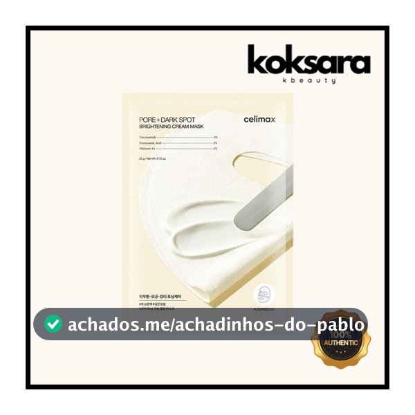 [KOKSARA.KBEAUTY] CELIMAX Pore+Dark Spot Brightening Cream Mask 1ea