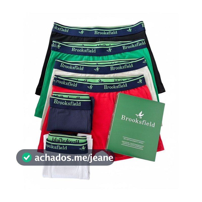 kIT 5 CUECAS BOXER , MASCULINA DE ALGODÃO DE QUALIDADE.