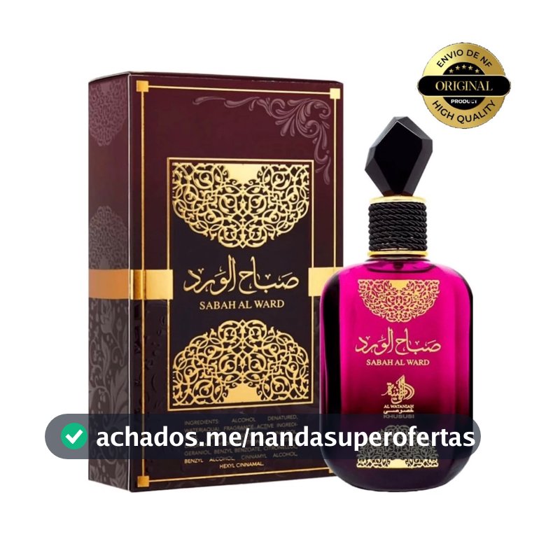 Perfume Feminino ÁRABES SABAH 100ML Eau de Parfum Edp Original