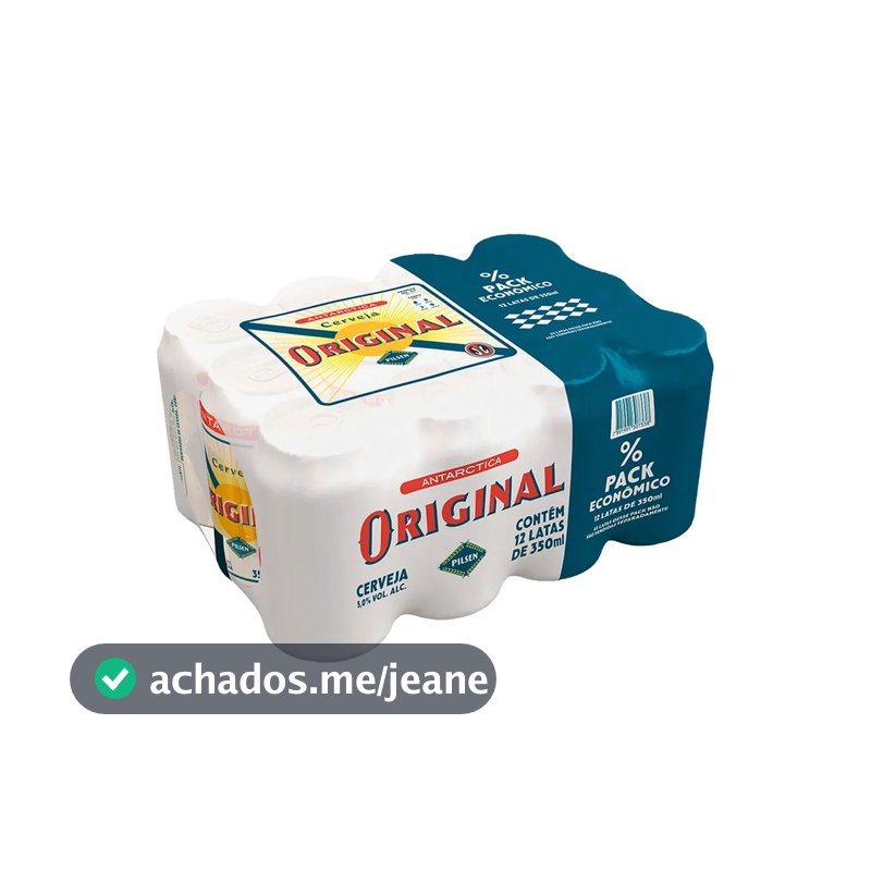 Pack Econômico com 12 un. Cerveja Original Pilsen Lata 350ml