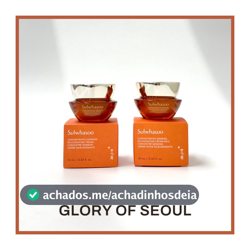 [MINI] Sulwhasoo Concentrated Ginseng Cream, 4 Options ( Renewing EX Rich /Soft 5ml, Rejuvenating cream 10ml / Rich 10ml )
