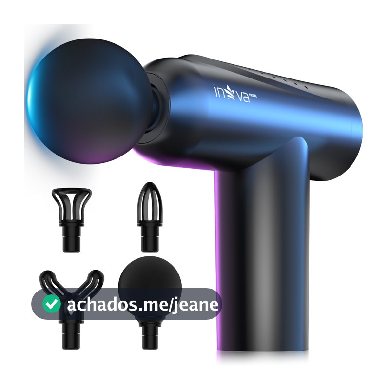 INOVA Massageador Elétrico Alta Frequência Profissional Muscular Massagem massageador corporal fisioterapia