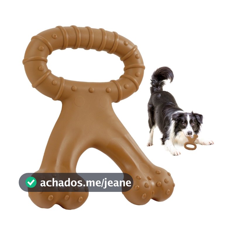 Brinquedo de Mastigar para Cachorro - Limpeza Dental, Moagem Natural e Treinamento Inteligente