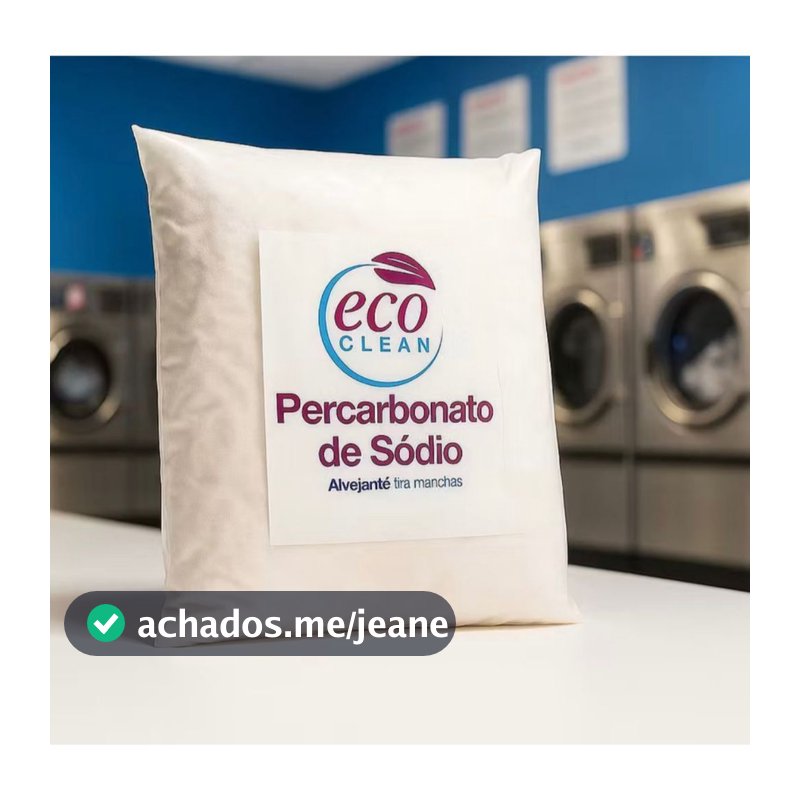 Percarbonato de Sódio Composto Limpeza Em Geral Tira Manchas Roupas Brancas Eco 3KG /4KG /6KG