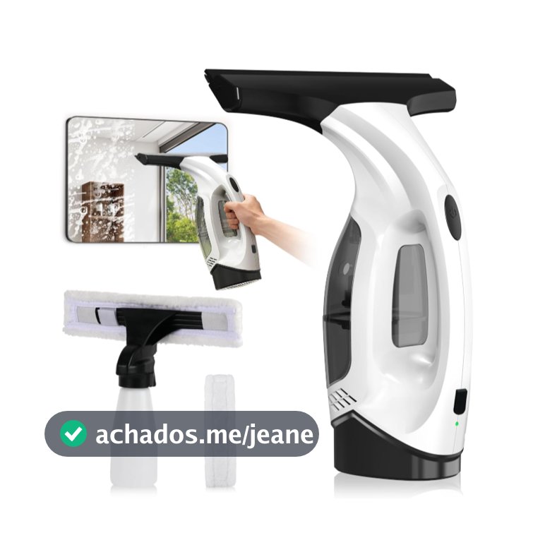 Limpador De Vidro Elétrico , Purificador De Janela Portátil Recarregável E Altamente Eficiente