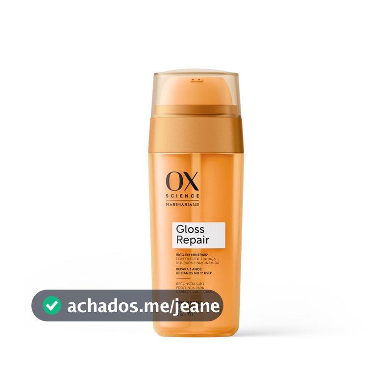 Sérum Capilar OX Science Gloss Repair By Mari Maria 30ml