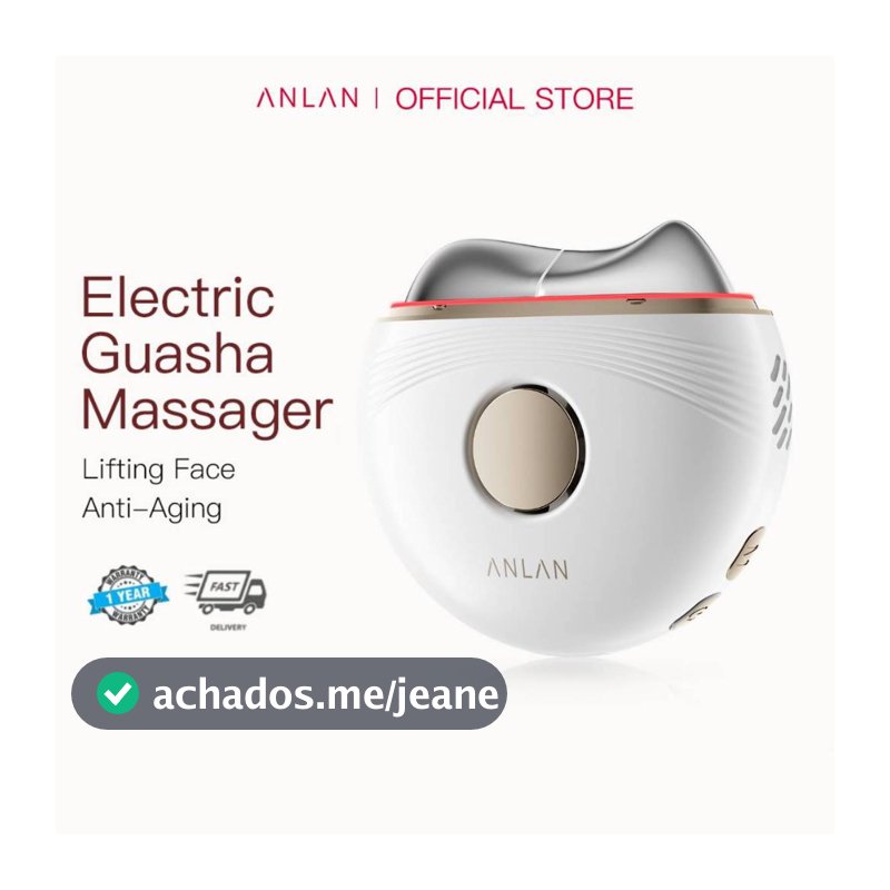 ANLAN Elétrica Gua Sha Dispositivo Massageador Pescoço Rosto Emagrecimento Levantamento Vibração Quente/Fria Anti-Envelh