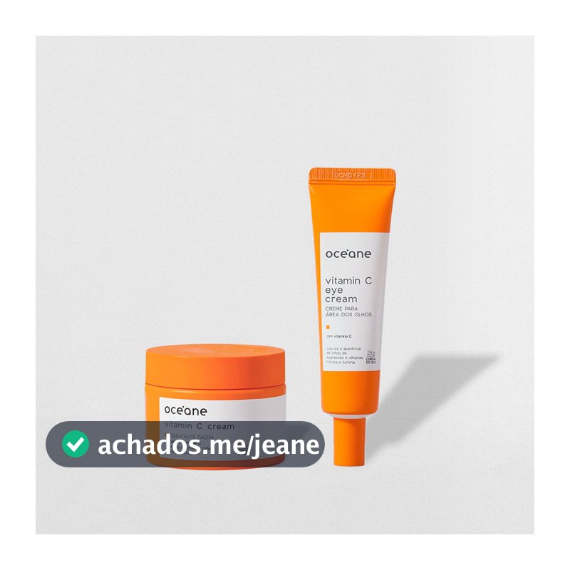 Kit Hidratação Vitamina C Olhos e Rosto (2 Produtos)