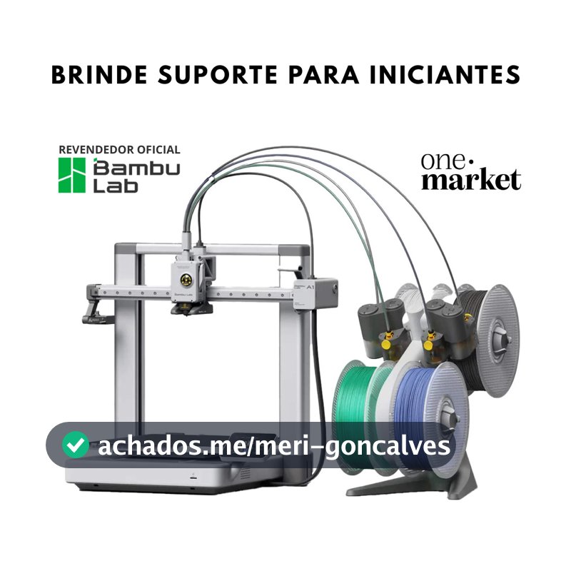 Impressora 3D Bambu Lab A1 Com ou Sem AMS (Combo) - Bivolt - OneMarket