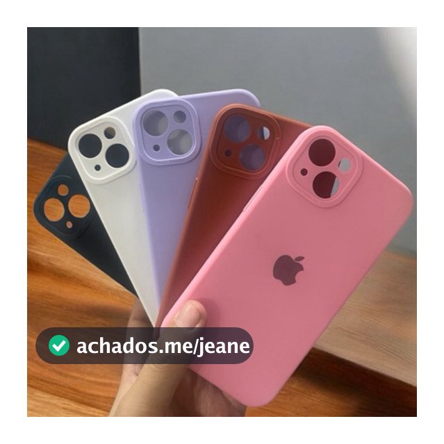 Capa Capinha Para IPhone 14 14Pro 14ProMax 14Plus Silicone Aveludada C/ Proteção na Câmera Fechada Quadrada