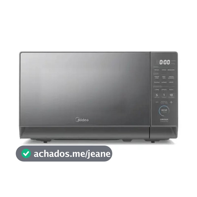 Micro-Ondas Midea MasterCook 20L Porta Espelhada Prata MHP20S2 220V